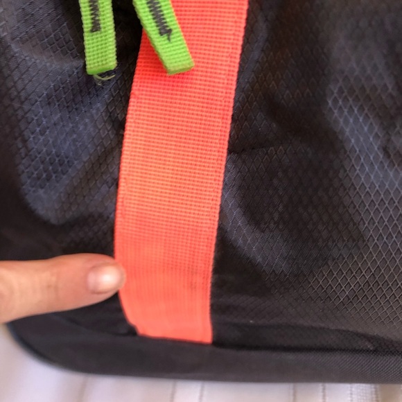Adidas Grey and Neon Pink and Green Duffel Bag - Picture 7 of 16